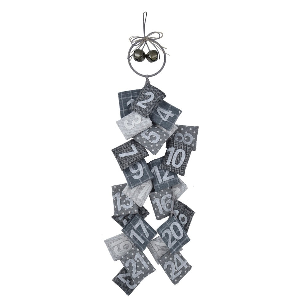 E-shop Vianočná dekorácia v tvare adventného kalendára Ego dekor, výška 77 cm