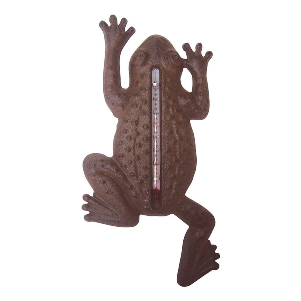E-shop Liatinový nástenný teplomer Esschert Design Frog