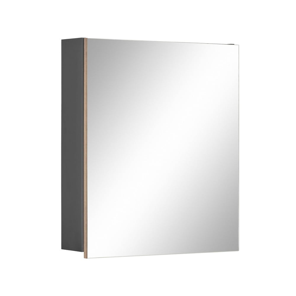 E-shop Nástenná kúpeľňová skrinka so zrkadlom Støraa Wisla, 60 x 70 cm