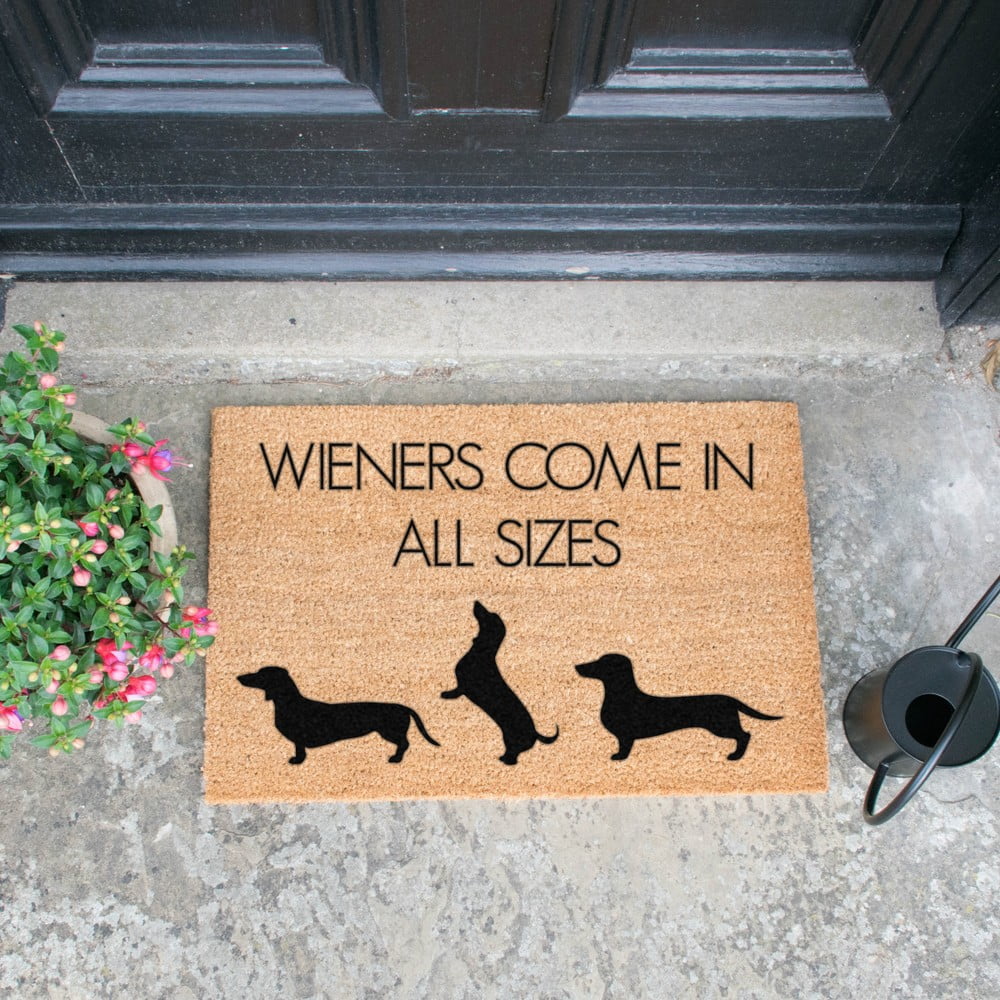 Obrázok Rohožka Artsy Doormats Weiners Come In All Sizes, 40 × 60 cm