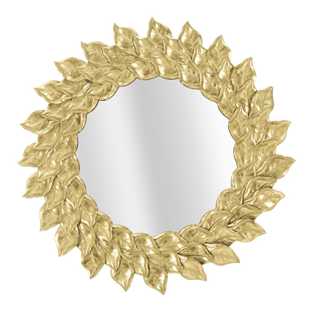 E-shop Nástenné zrkadlo v zlatej farbe Mauro Ferretti Aton, ⌀ 73 cm