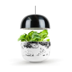 Domáca inteligentná čierno-biela záhradka Plantui Moomin Smart Garden Black