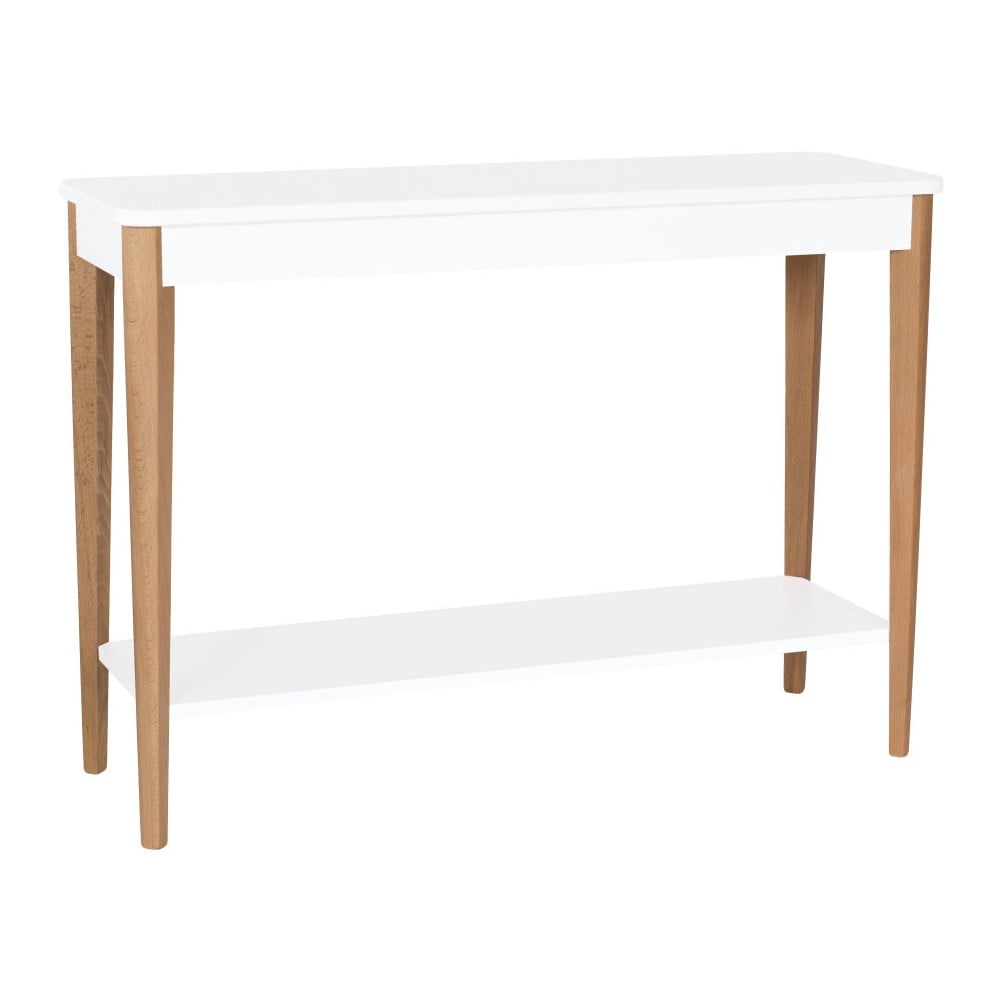 E-shop Biely konzolový stolík Ragaba Ashme, šírka 105 cm
