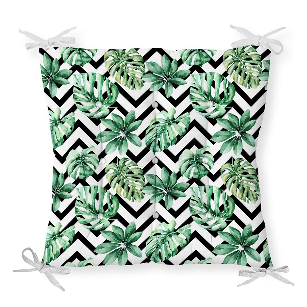 E-shop Sedák s prímesou bavlny Minimalist Cushion Covers Palm Leaves, 40 x 40 cm