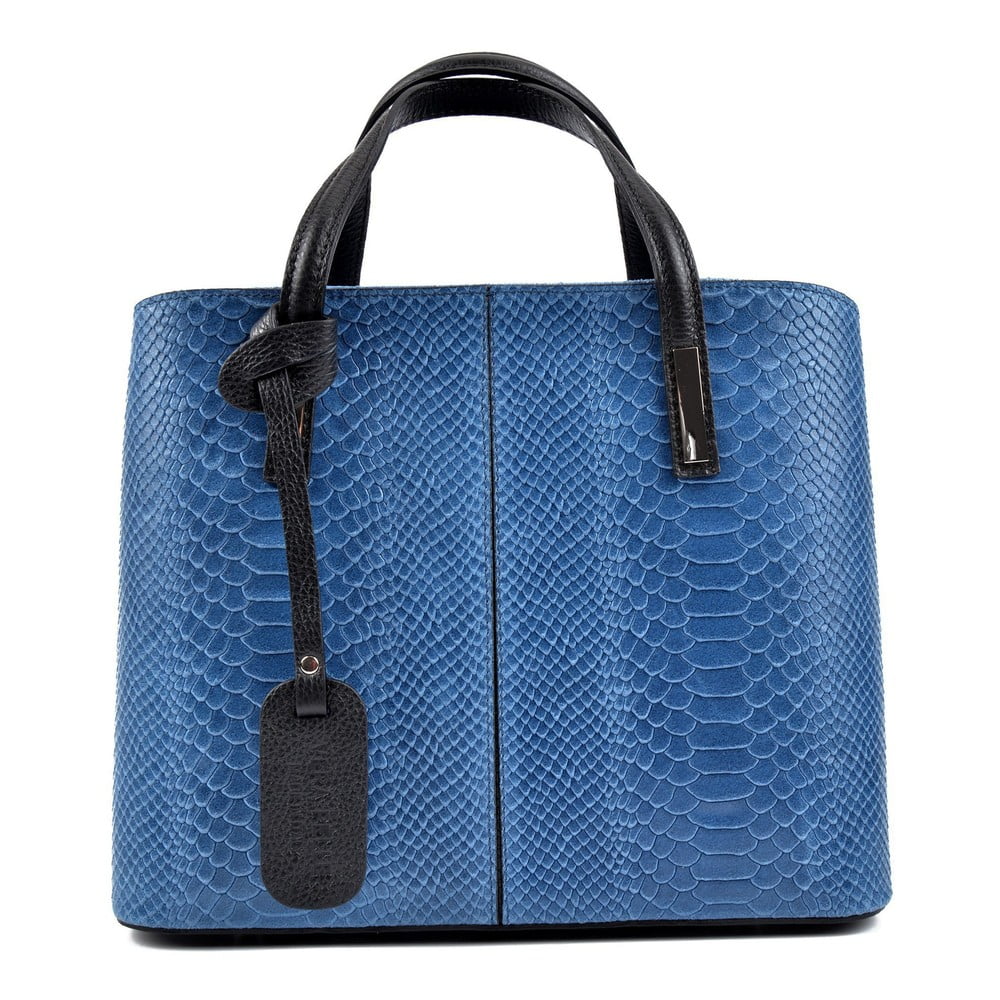 E-shop Modrá kožená kabelka Roberta M Gia