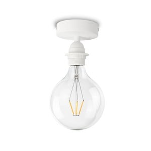Biele stropné svietidlo Bulb Attack Uno Basic