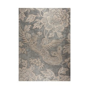 Sivý ručne tkaný koberec Flair Rugs Phoeni×, 200 x 290 cm
