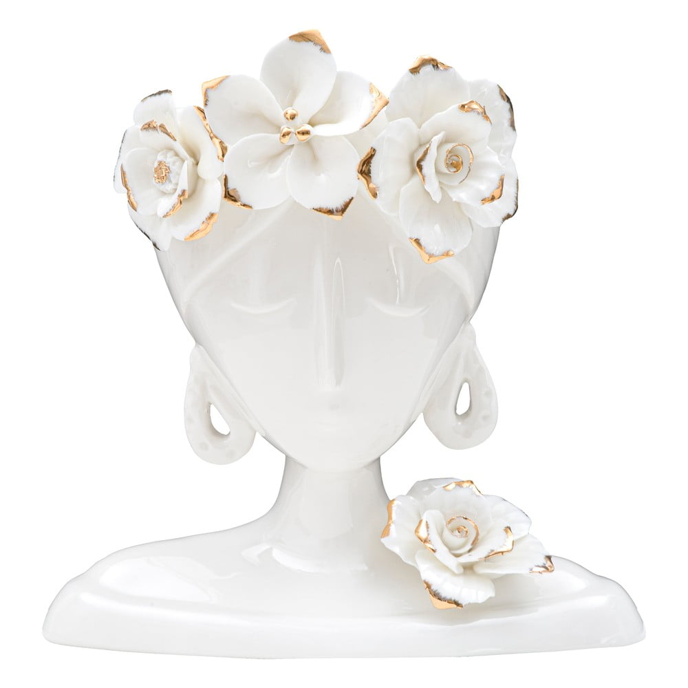 E-shop Biela porcelánová váza Mauro Ferretti Young Woman
