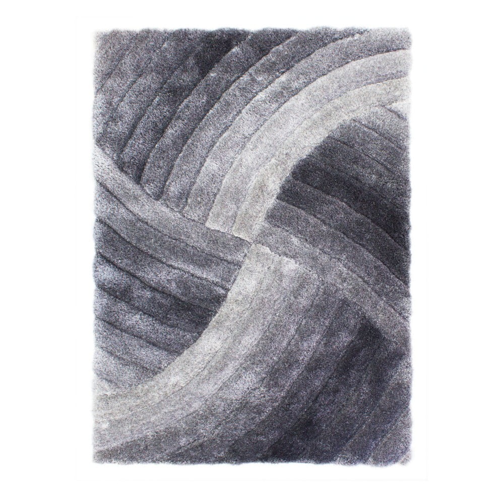 Obrázok Sivý koberec Flair Rugs Furrow Grey, 160 × 230 cm