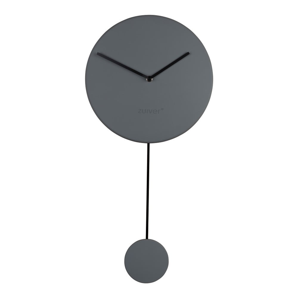 E-shop Sivé nástenné hodiny Zuiver Minimal