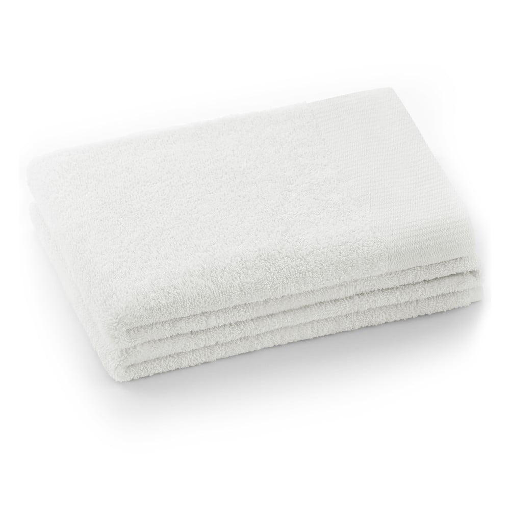 Biely froté bavlnený uterák 50x100 cm Amari – AmeliaHome