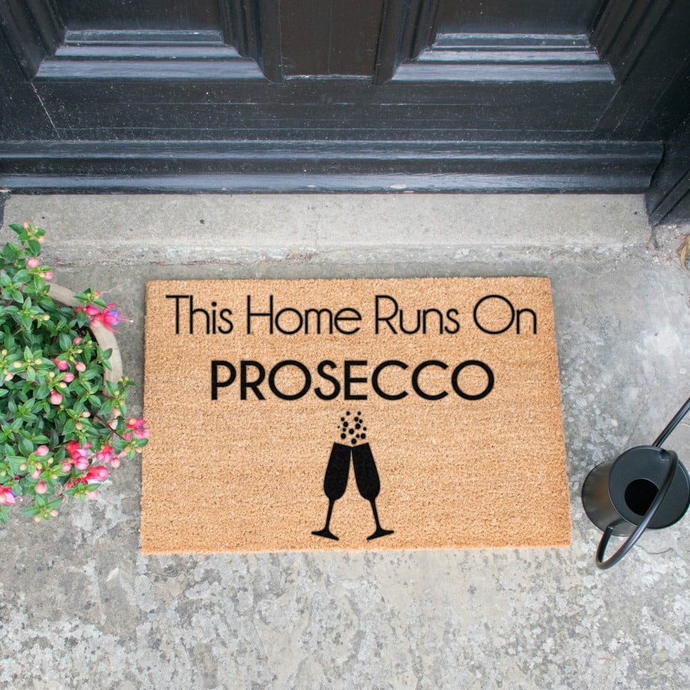 Obrázok Rohožka Artsy Doormats This Home Runs On Prosecco, 40 × 60 cm