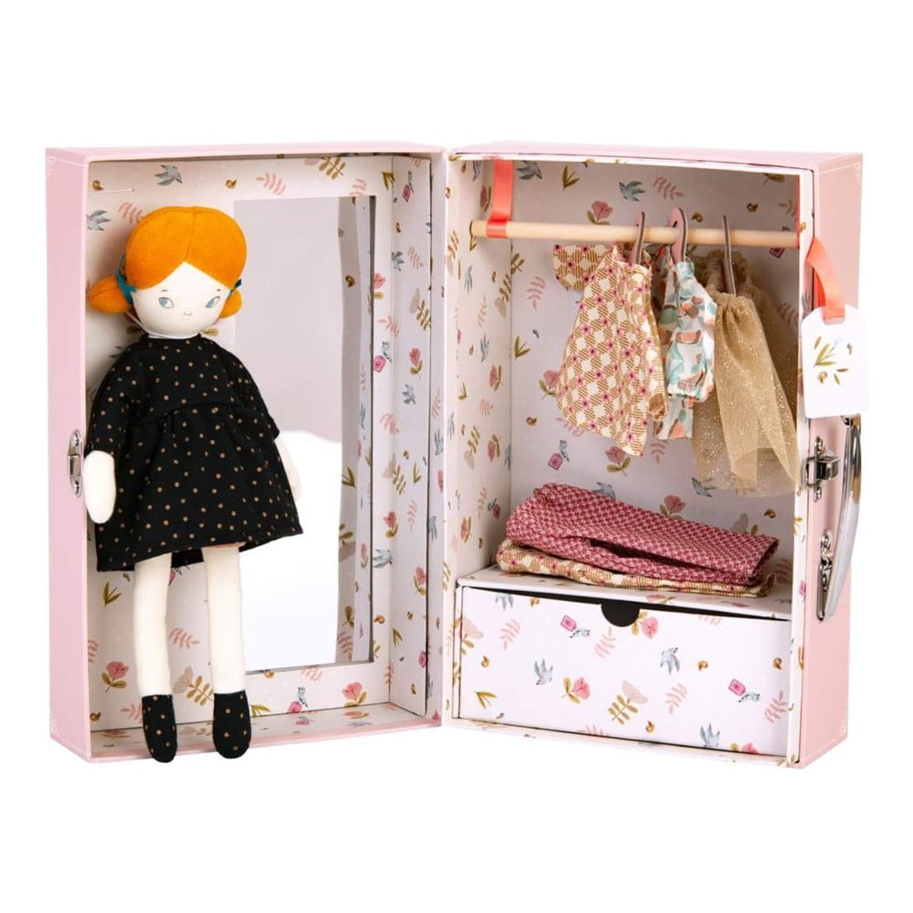E-shop Prezliekacia súprava s bábikou v kufríku Moulin Roty Malá Parížanka