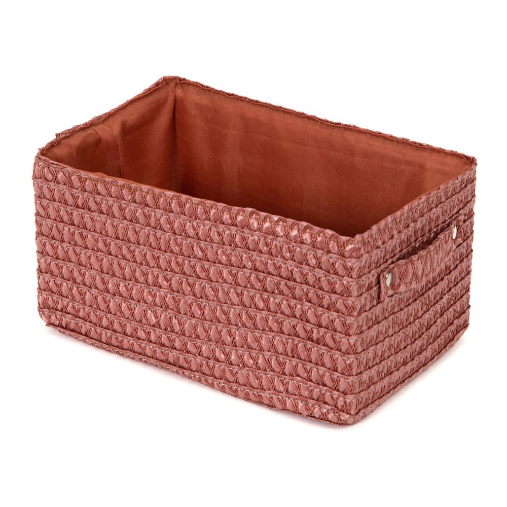 Obrázok Červený úložný košík Compactor Lilou Basket Terracotta