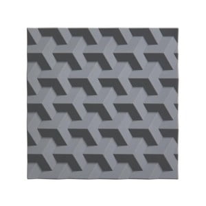 Sivá silikónová podložka pod horúce nádoby Zone Origami Fold