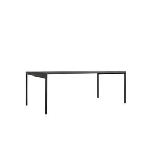 Čierny kovový jedálenský stôl Custom Form Obroos, 200 x 100 cm