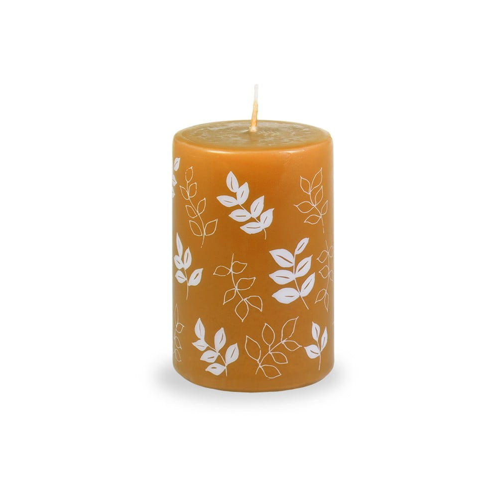 E-shop Oranžová sviečka Unipar Pure Beauty, doba horenia 18 h