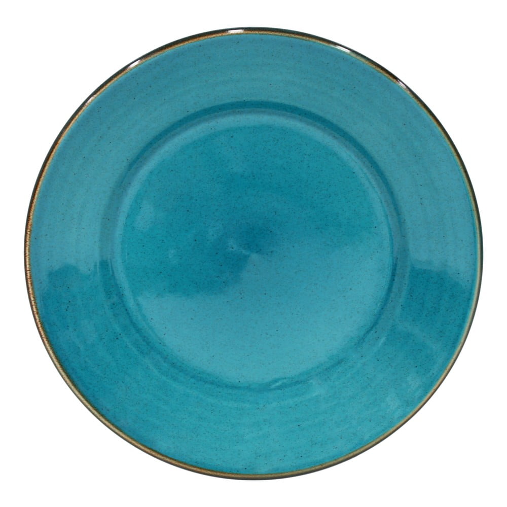 E-shop Modrý tanier z kameniny Casafina Sardegna, ⌀ 30 cm