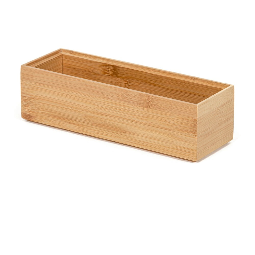 E-shop Bambusový box Compactor, 22,5 x 7,5 x 6,35 cm