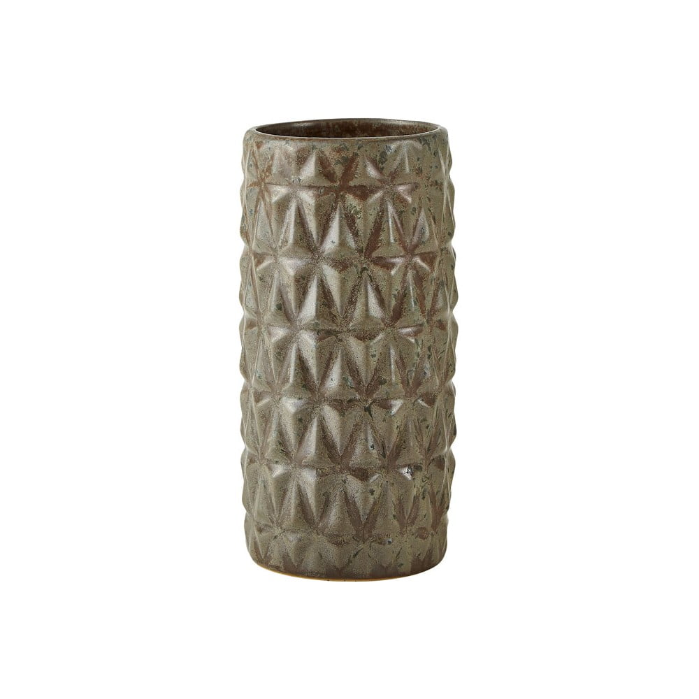 E-shop Sivá kameninová váza Villa Collection, výška 22 cm