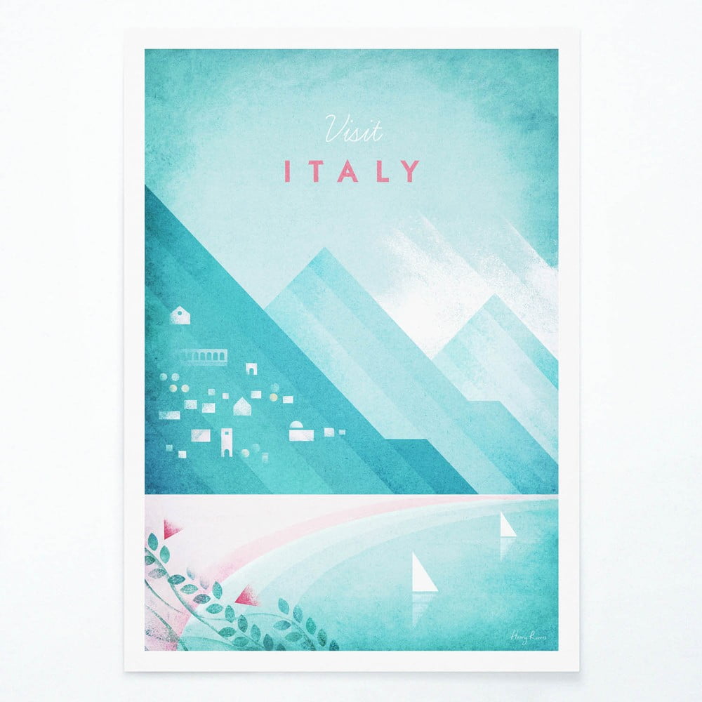 E-shop Plagát Travelposter Italy, 30 x 40 cm