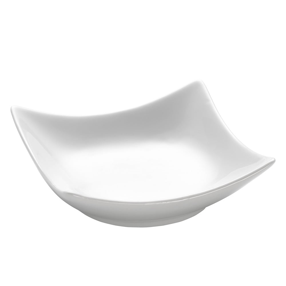 E-shop Biela porcelánová miska Maxwell & Williams Basic Wave, 10,5 x 10,5 cm