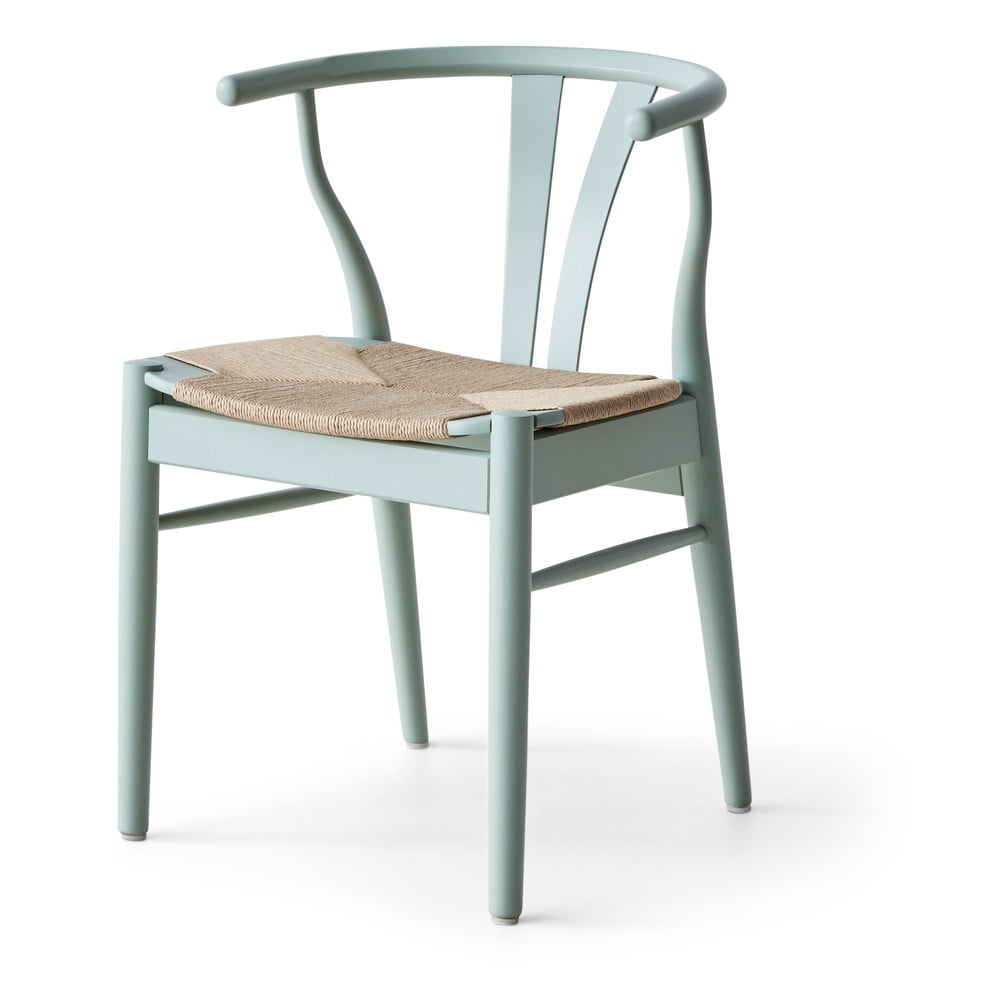 E-shop Svetlozelená jedálenská stolička z bukového dreva Findahl by Hammel Freja