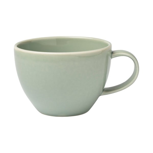 Tyrkysovomodrá porcelánová šálka na kávu Villeroy & Boch Like Crafted, 247 ml
