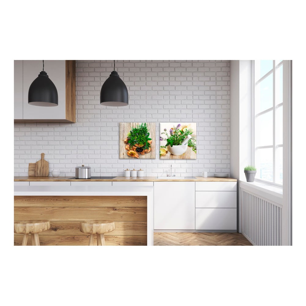 Obrázok Obraz Styler Glasspik Kitchen Fennel, 30 × 30 cm