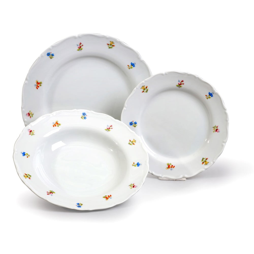 E-shop Súprava 18 porcelánových tanierov Thun Ophelia