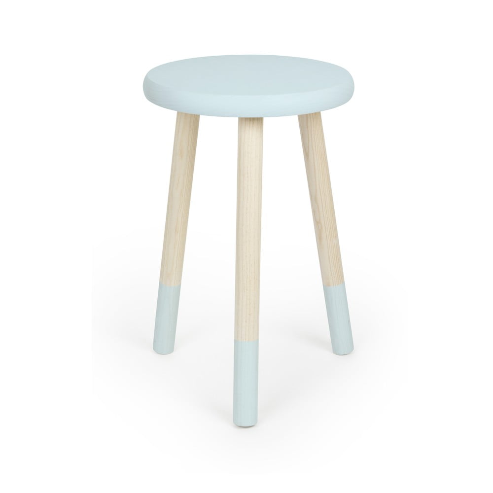 E-shop Modrá drevená stolička Little Nice Things Calcetines