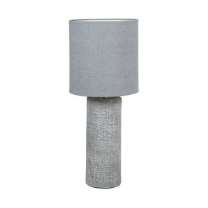Sivá keramická stolová lampa Santiago Pons Coastal, výška 70 cm