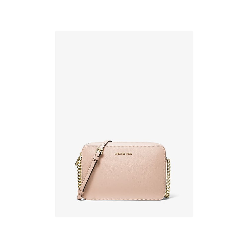 Obrázok Svetloružová kožená crossbody kabelka Michael Kors Pretty