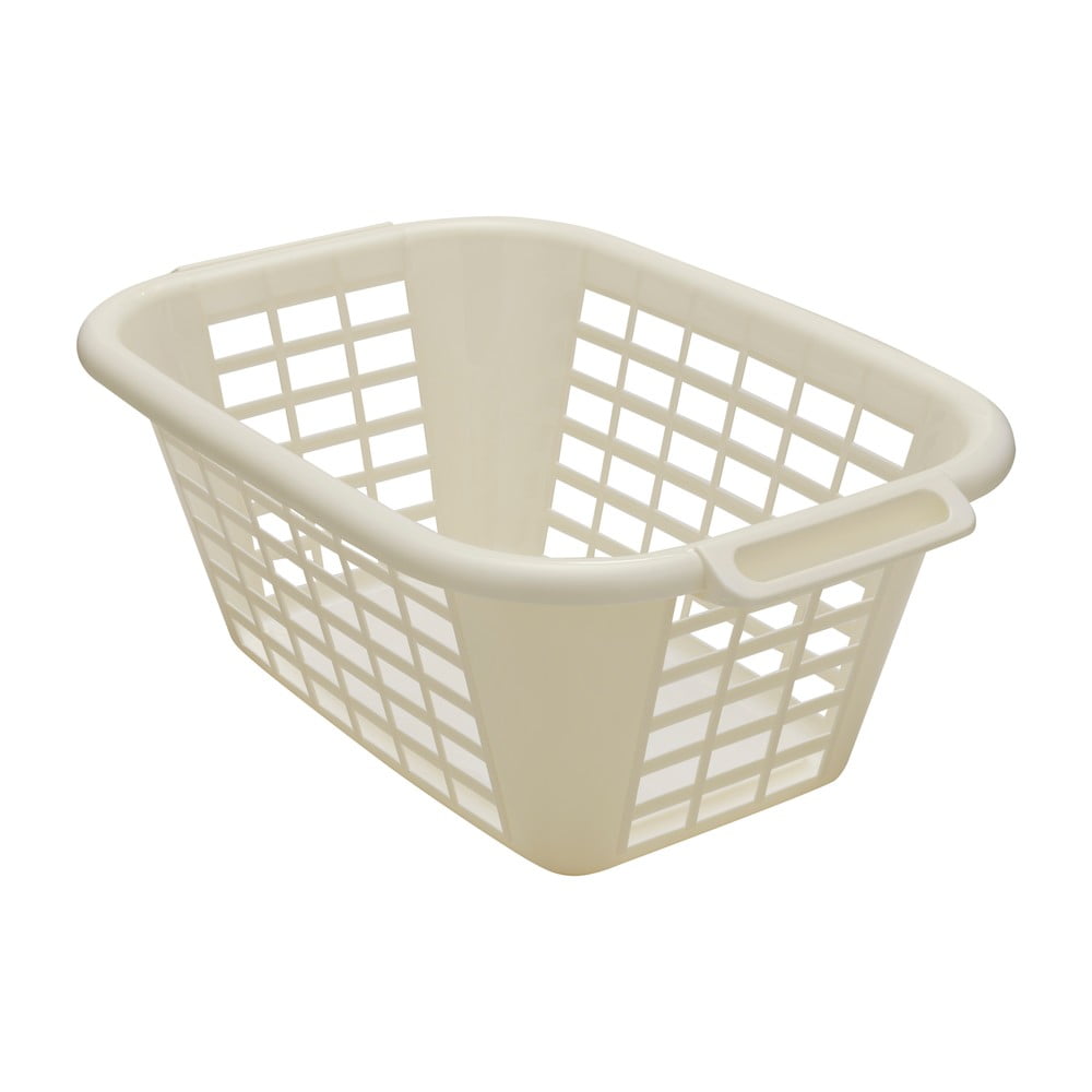 E-shop Krémový kôš na bielizeň Addis Rect Laundry Basket, 40 l