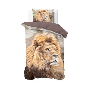Bavlnené obliečky na jednolôžko Sleeptime Lion, 140 × 220 cm