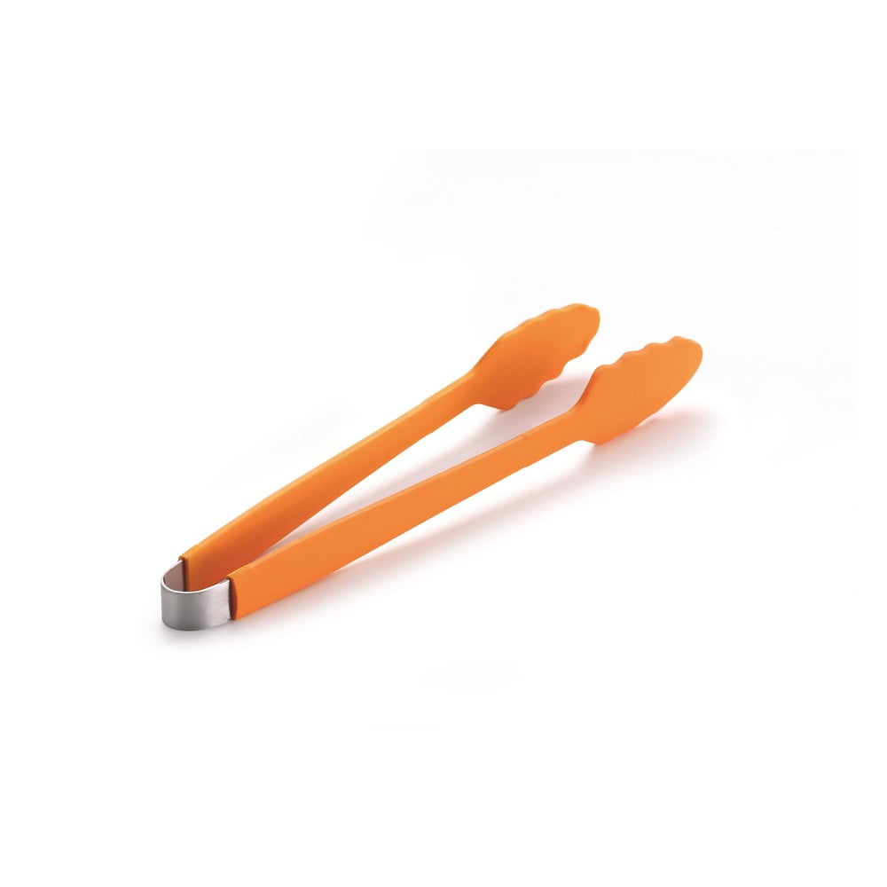 E-shop Oranžové silikónové grilovacie kliešte LotusGrill