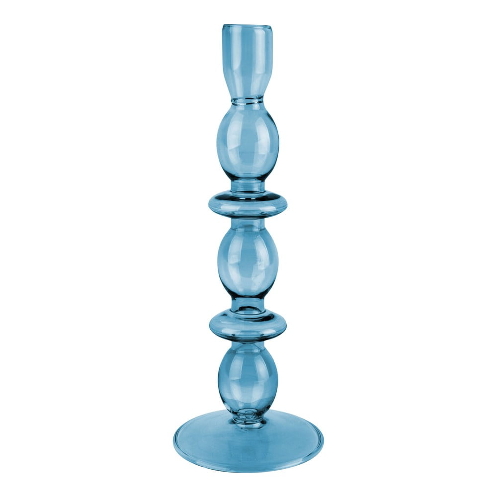 E-shop Modrý sklenený svietnik PT LIVING Glass Art