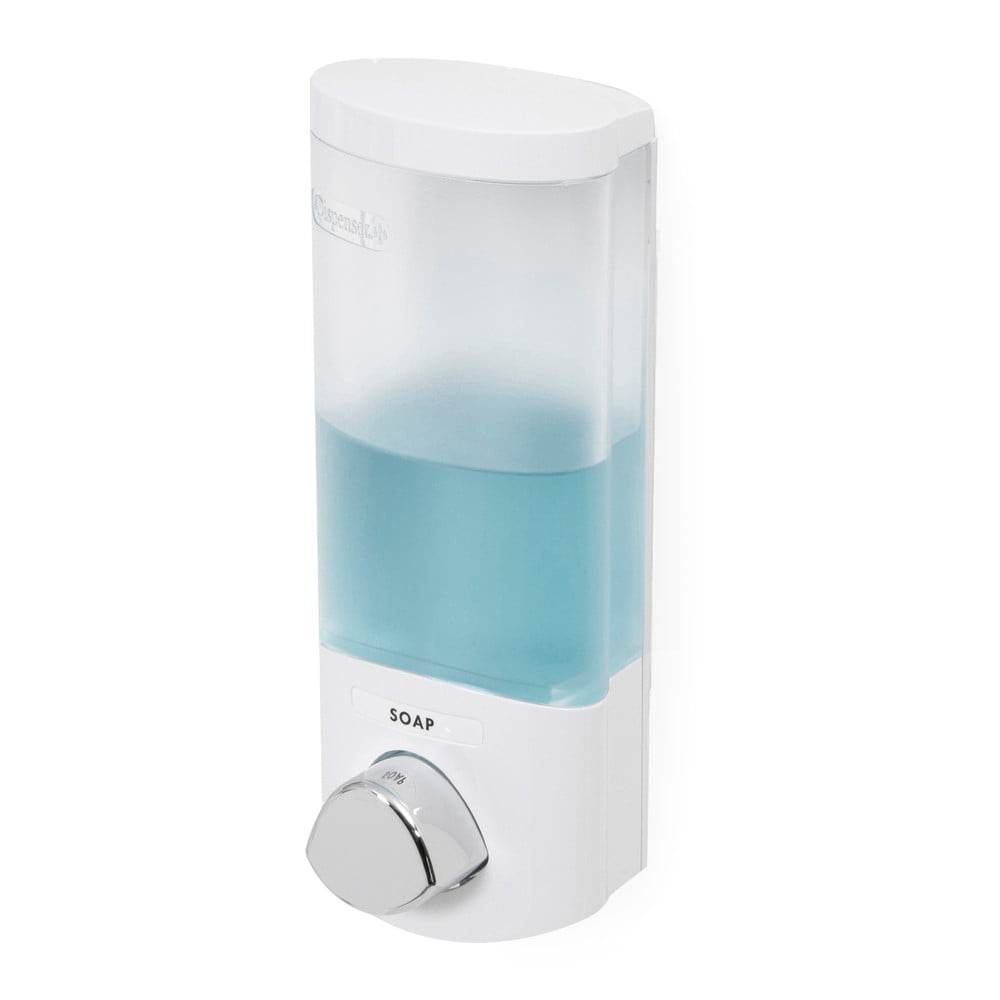 E-shop Biely dávkovač na mydlo Compactor Uno, 360 ml