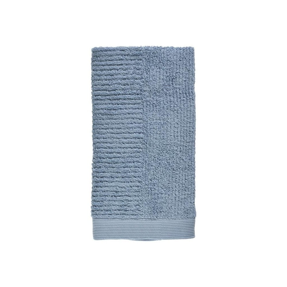 E-shop Modrý uterák zo 100% bavlny Zone Classic Blue Fog, 50 × 100 cm