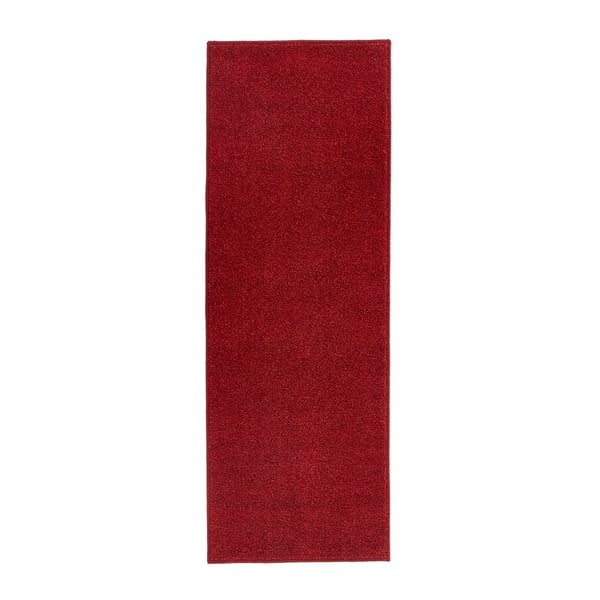 Červený behúň Hanse Home Pure, 80 × 400 cm