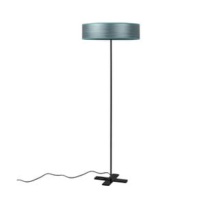Modrá stojacia lampa Bulb Attack Ocho Slim, ⌀ 50 cm