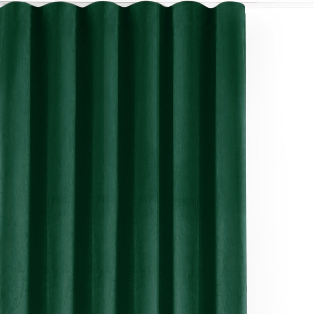 Zelený zamatový dimout záves 200x250 cm Velto – Filumi