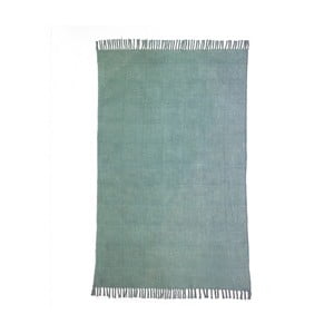 Svetlozelený bavlnený koberec Oreste Luchettas Yantra, 195 × 115 cm