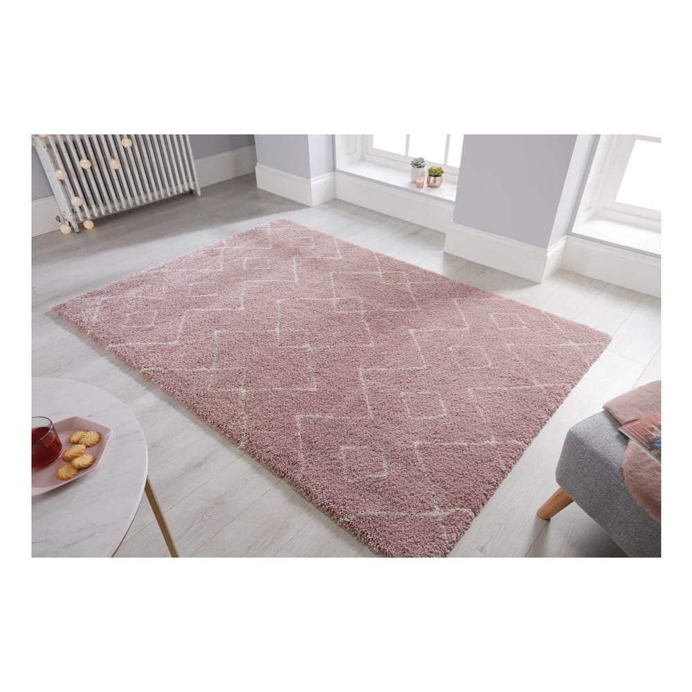 Obrázok Ružovokrémový koberec Flair Rugs Imari, 120 × 170 cm