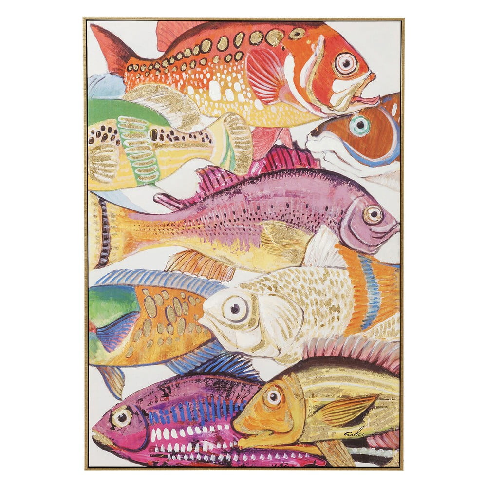 Obrázok Obraz Kare Design Touched Fish Meeting I., 100 × 75 cm