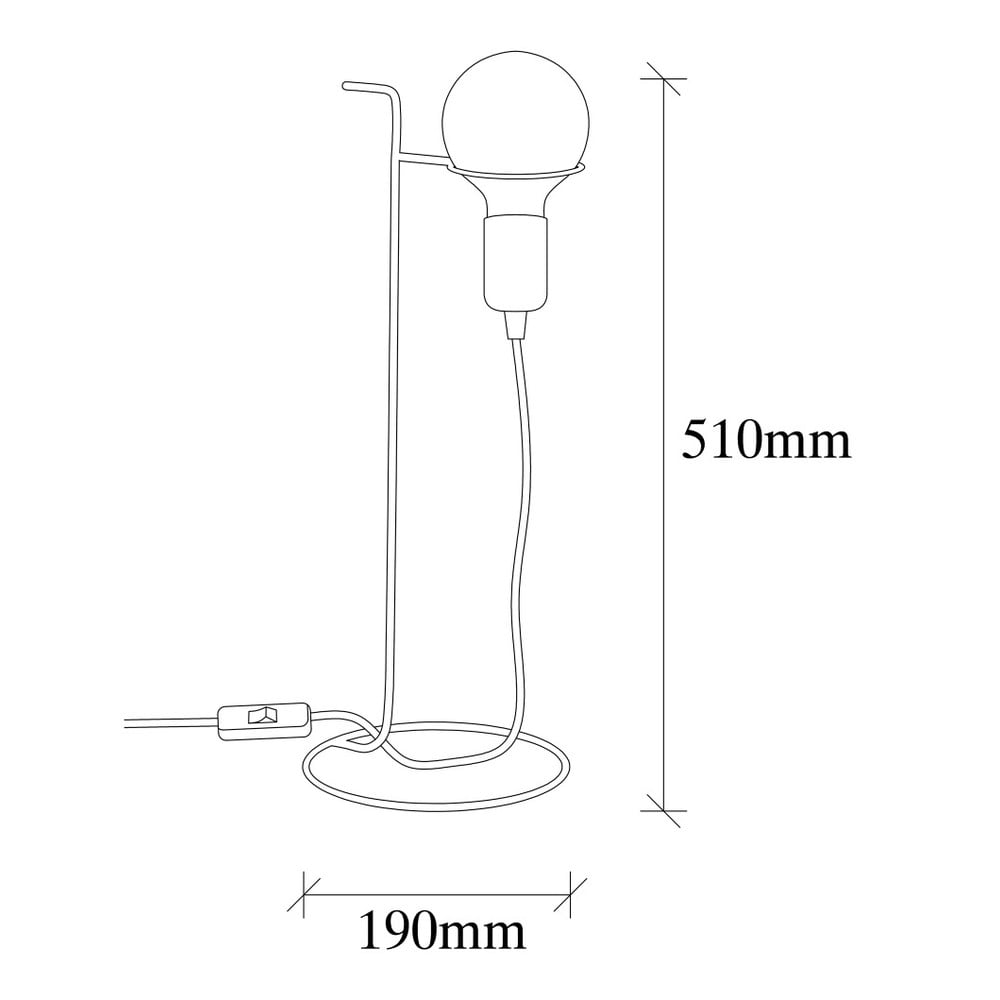 Obrázok Kovová stolová lampa v zlatej farbe Opviq lights Ersi