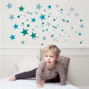 Modré nástenné samolepky Art For Kids Constellation