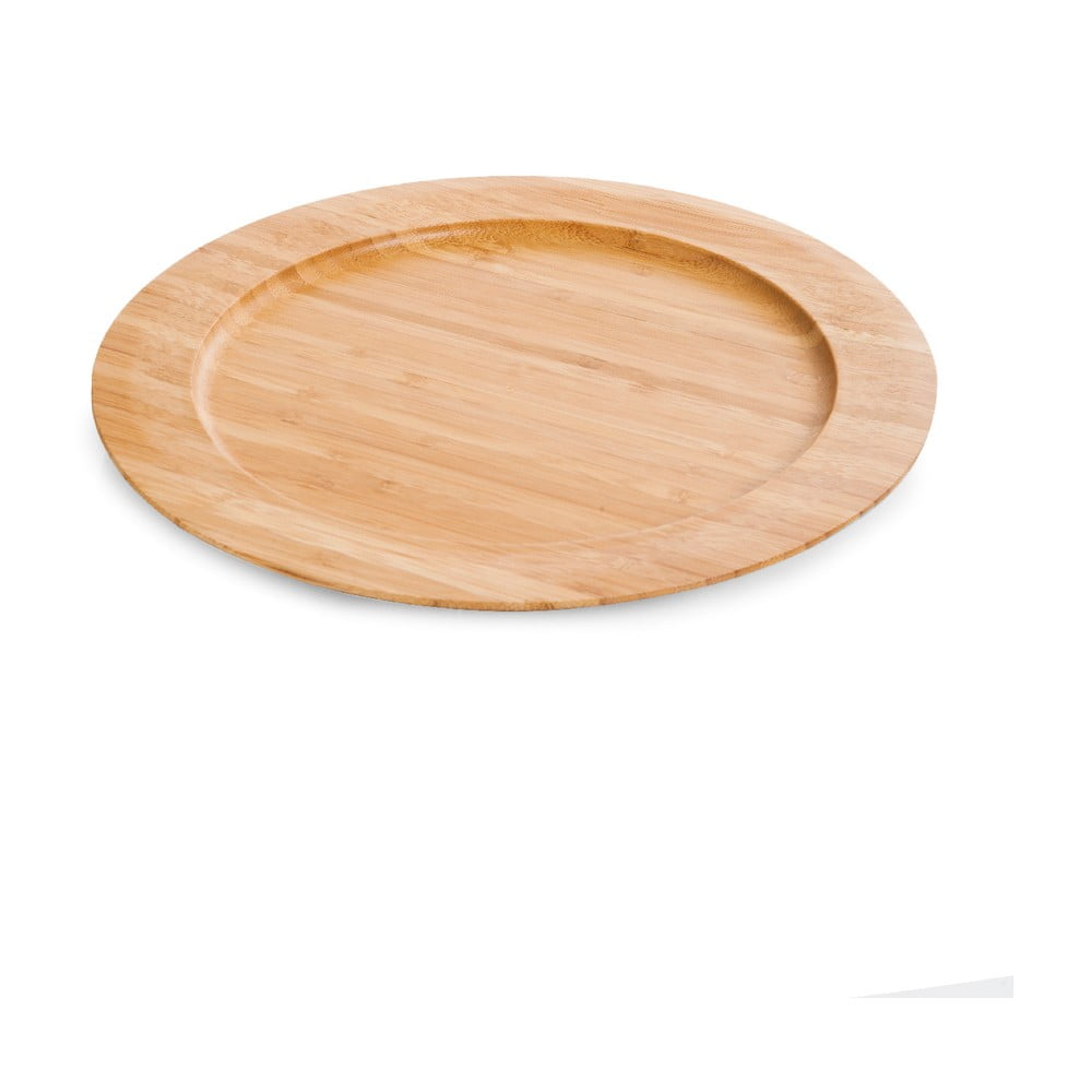 E-shop Bambusový tanier Bambum Gastro, ø 28 cm