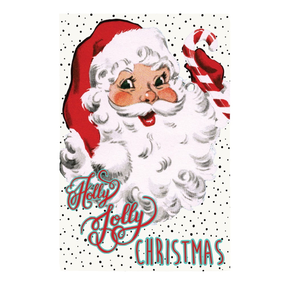 E-shop Biela bavlnená utierka eleanor stuart Holly Jolly Christmas, 46 x 71 cm
