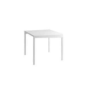 Biely kovový jedálenský stôl Custom Form Obroos, 80 x 80 cm
